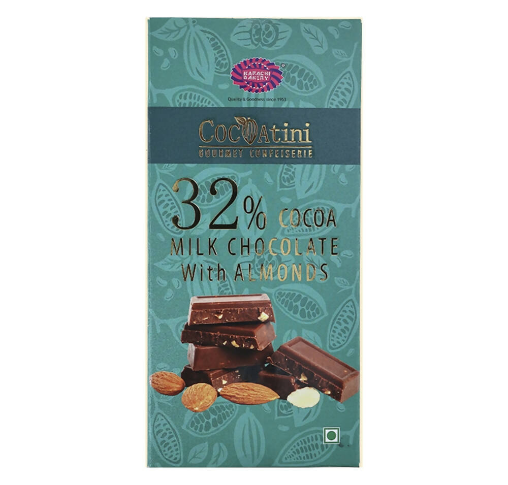 Cocoatini 32% Cocoa Milk Chocolate With Almonds | Grocsy