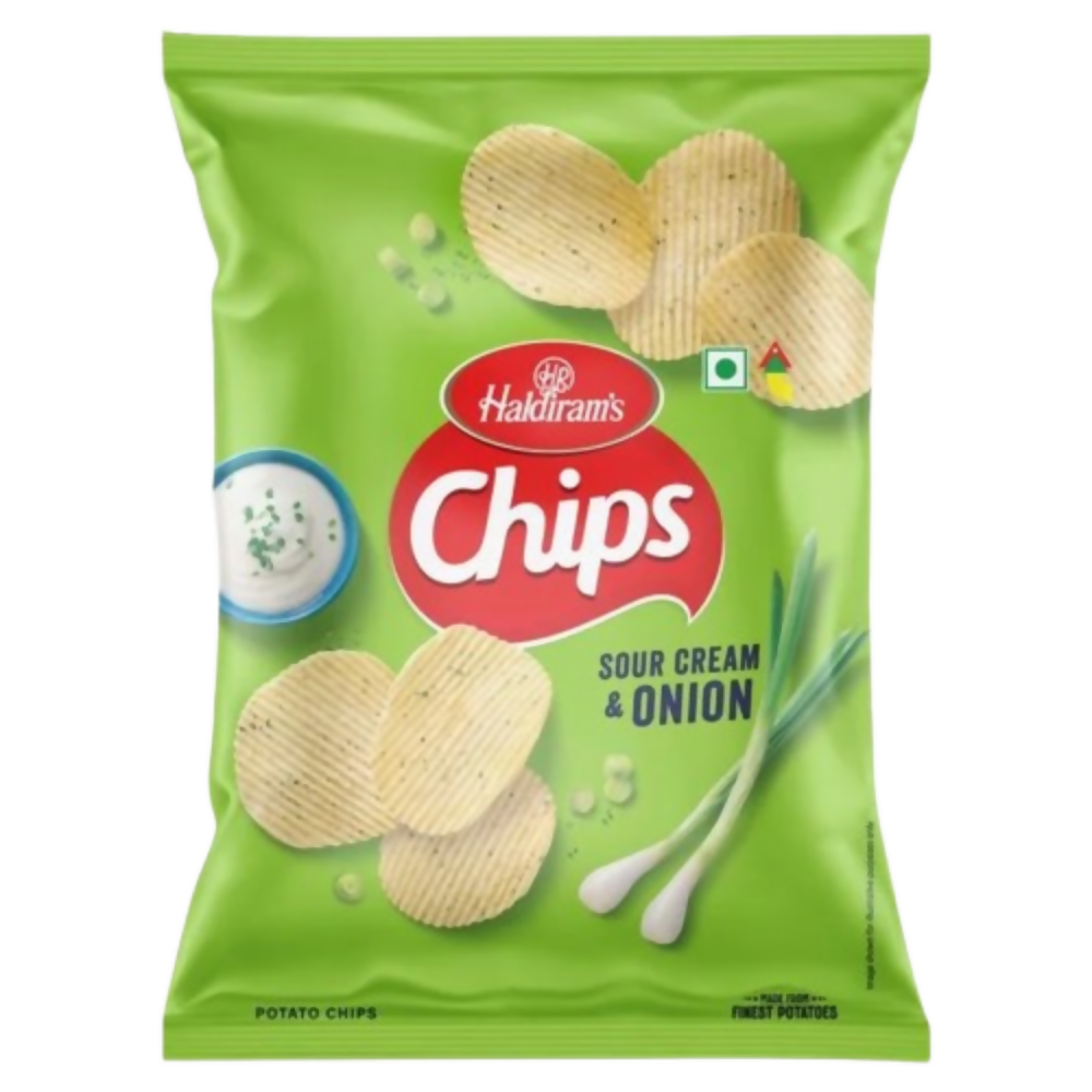 Haldiram's Sour Cream & Onion Chips | Grocsy