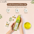 Camia Organic Cold Pressed Extra Virgin Olive Oil For Skin & Hair | Grocsy