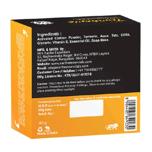 Earthe Essentials Premium Turmeric Soap | Grocsy