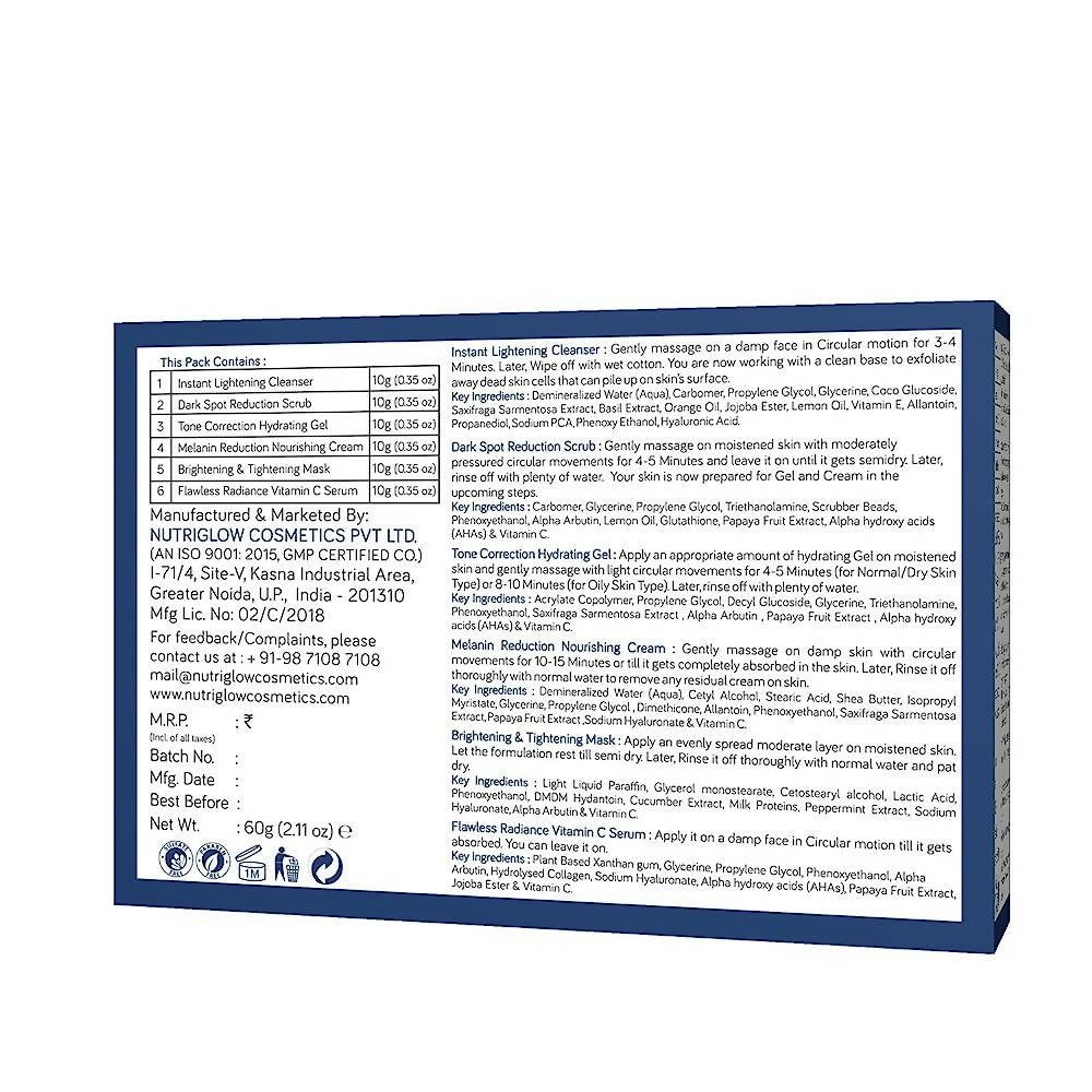 NutriGlow NATURAL'S Advanced Pro Formula Facial Kit | Grocsy