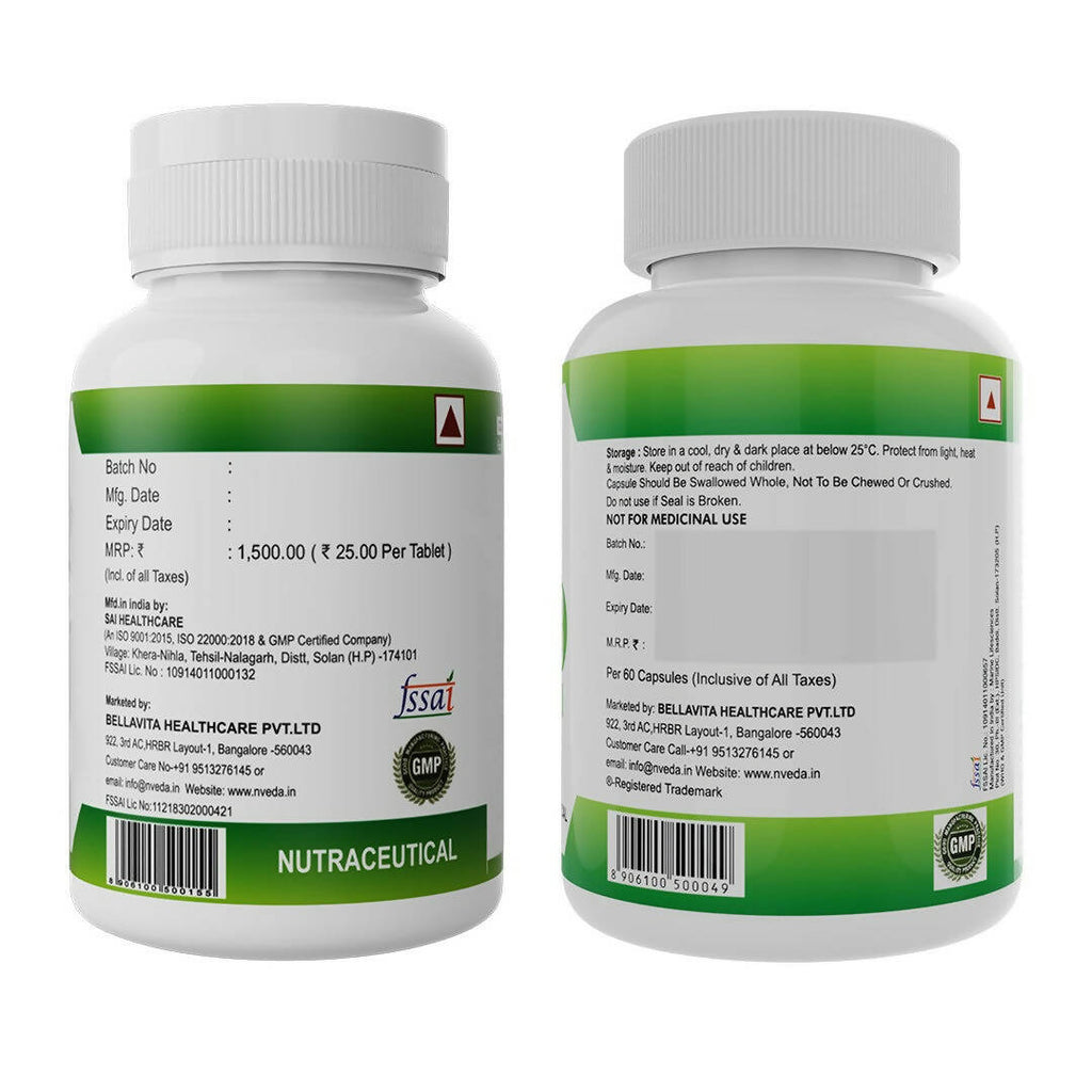 Nveda Omega 3 Fish Oil Capsules and Joint Support Tablets Combo | Grocsy