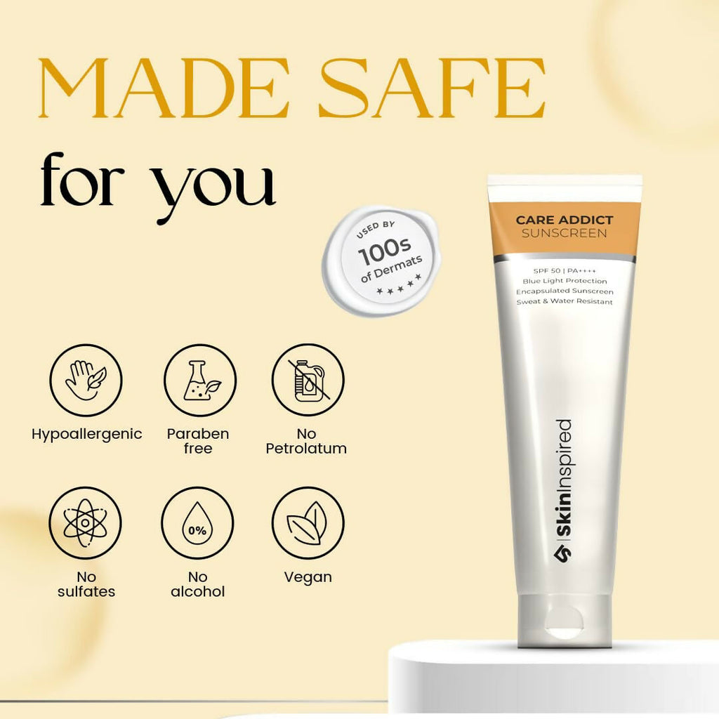 SkinInspired Care Addict Encapsulated SunscreenSPF 50 For Dry Skin With Pa++++ | Grocsy