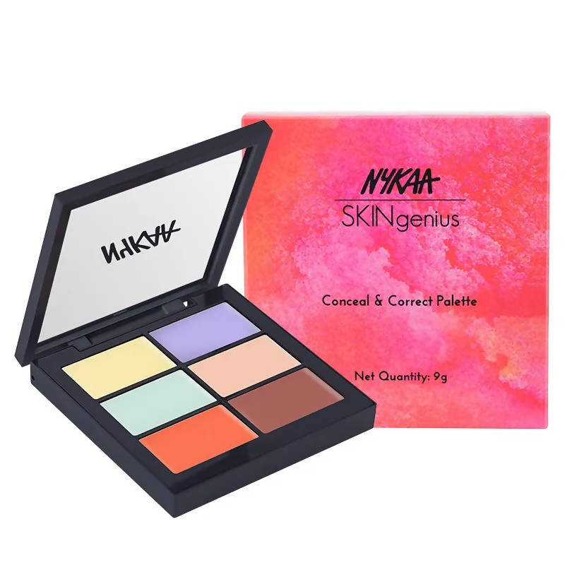 Nykaa SKINgenius Conceal & Correct Palette - Correct & Contour | Grocsy