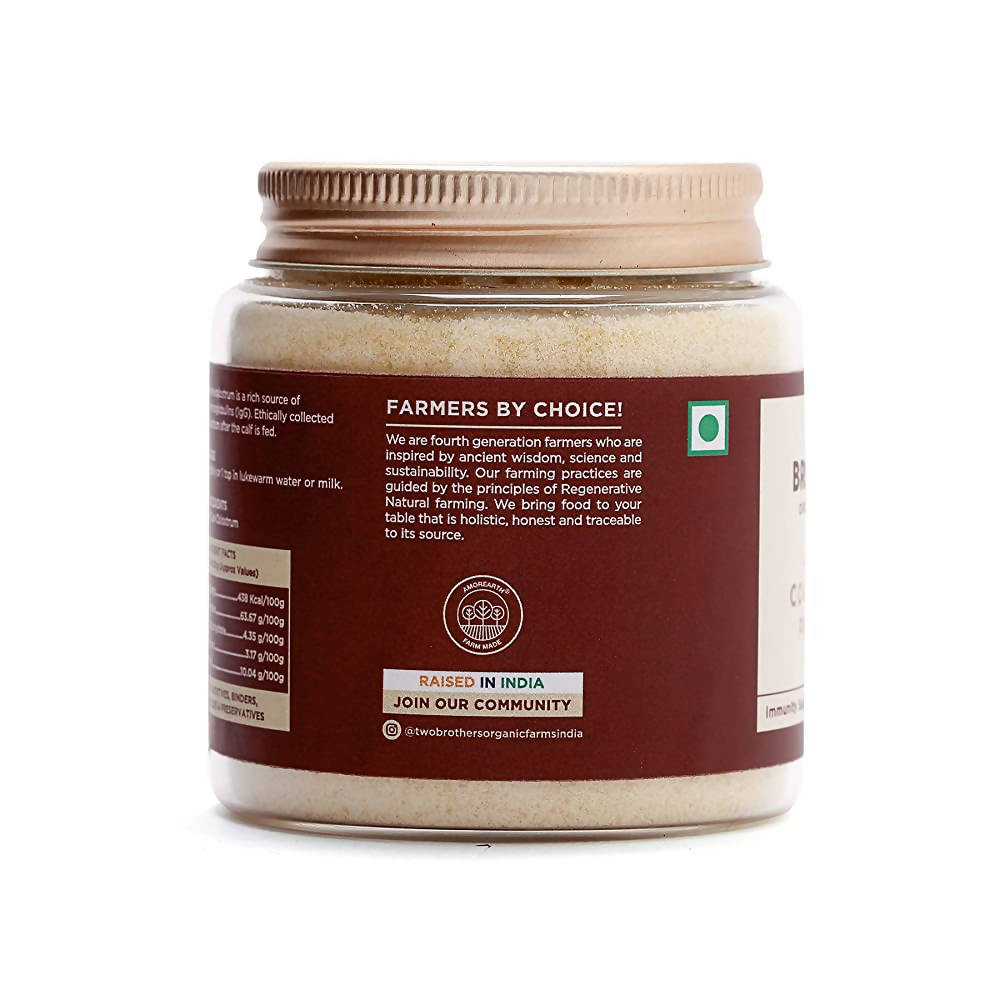 Two Brothers Organic Farms A2 Gir Cow Colostrum Powder | Grocsy