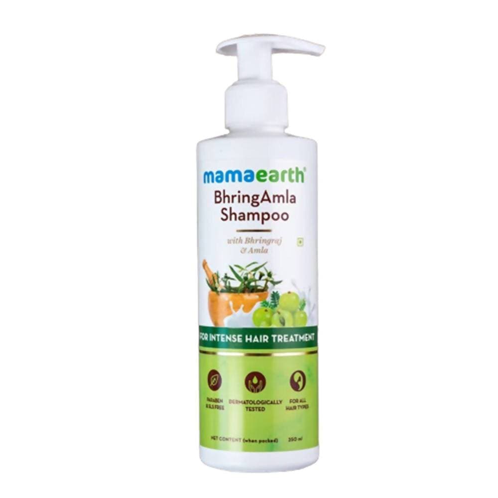 Mamaearth BhringAmla Shampoo For Intense Hair Treatment | Grocsy