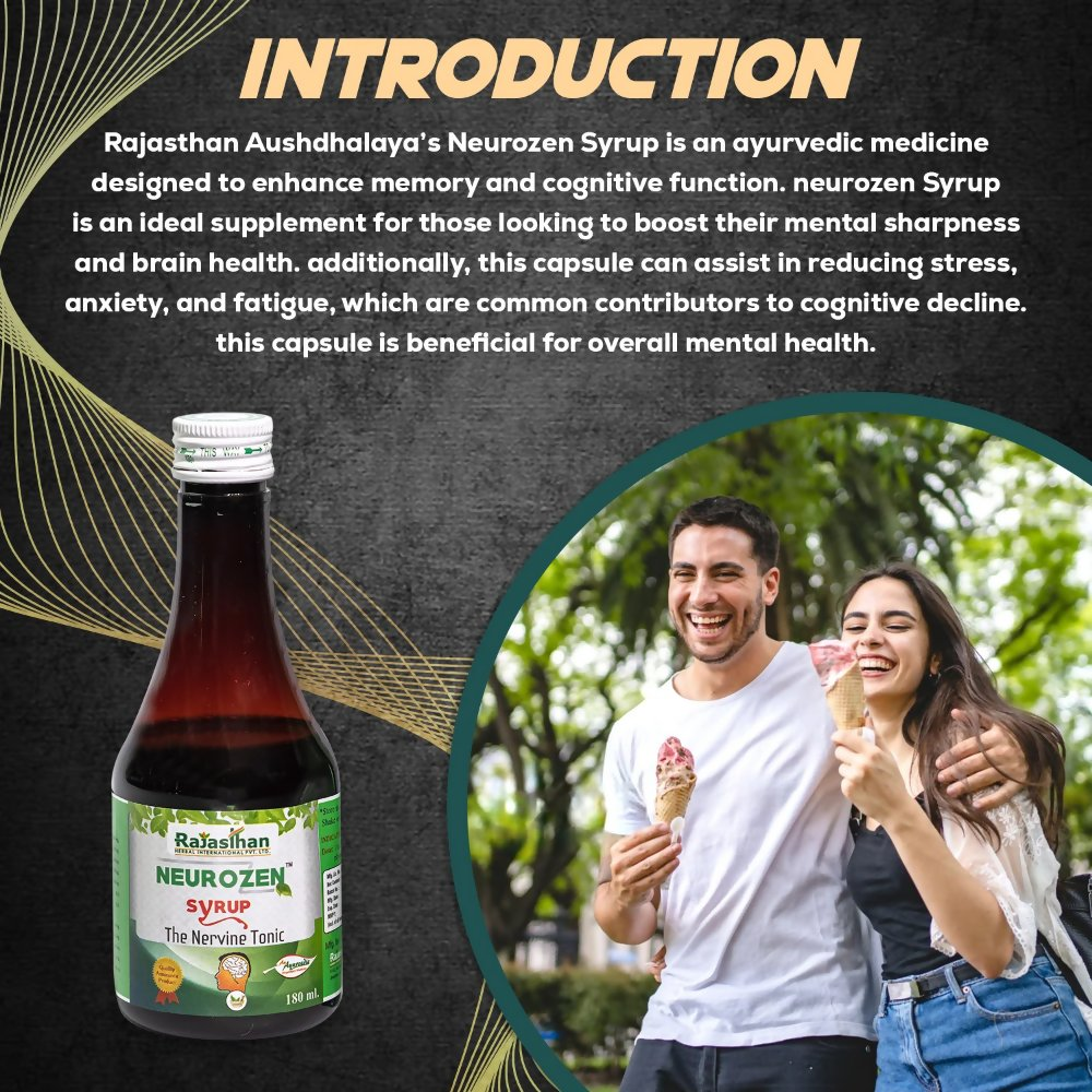 Rajasthan Herbals Neurozen Syrup | Grocsy