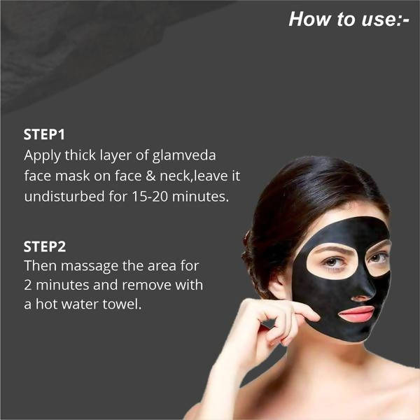 Glamveda Active Charcoal Peel Off Mask | Grocsy
