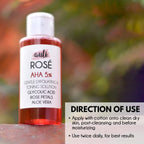 Auli Rose AHA 5% Gentle Exfoliating Face Toner | Grocsy