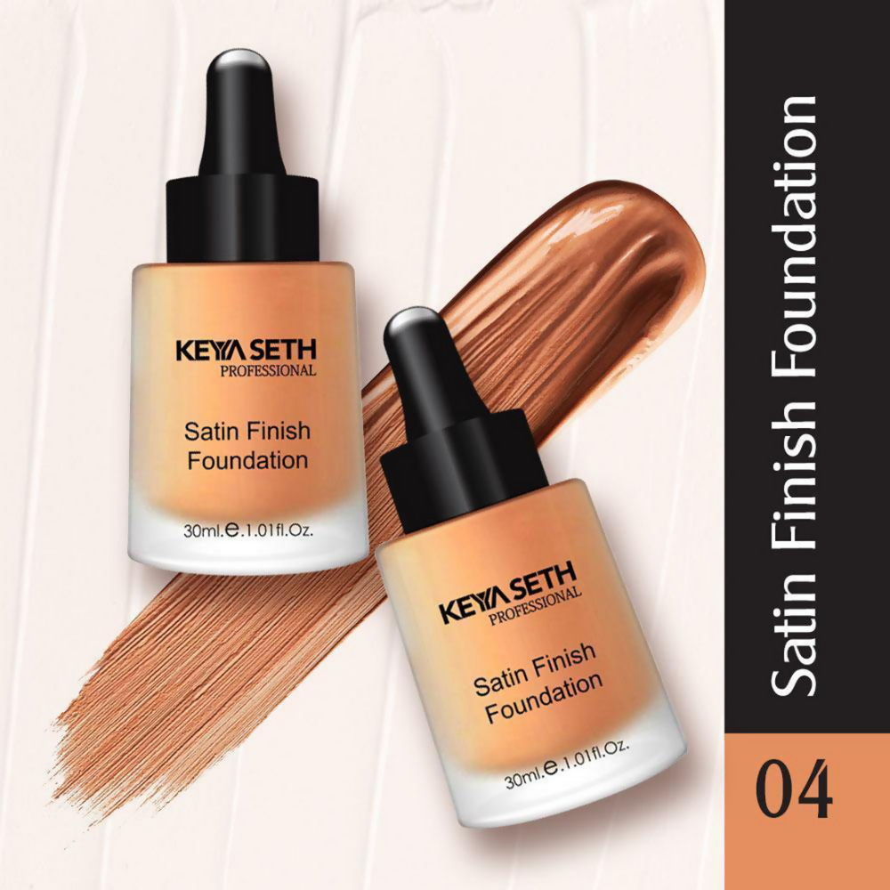 Keya Seth Aromatherapy Professional Satin Finish Foundation - Shade 4 | Grocsy
