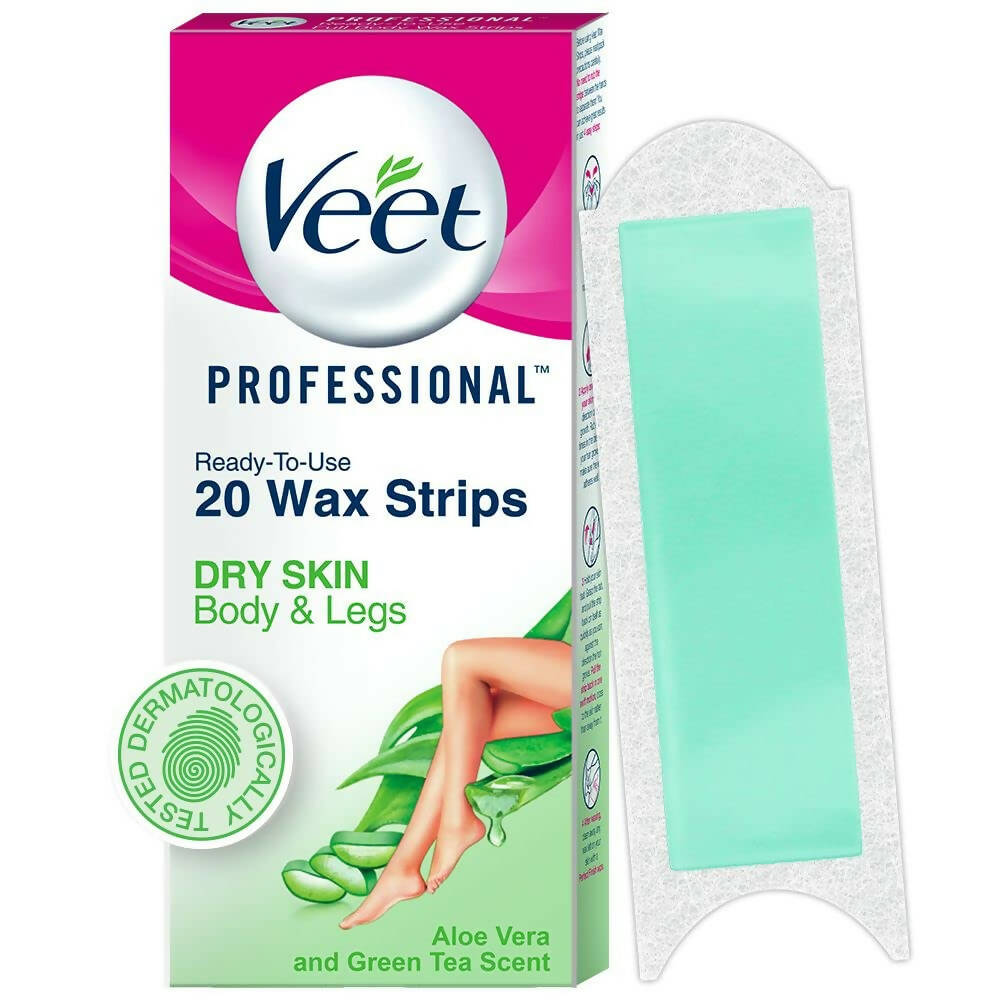 Veet Professional Waxing Strips for Women - Dry Skin | Grocsy