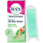 Veet Professional Waxing Strips for Women - Dry Skin | Grocsy