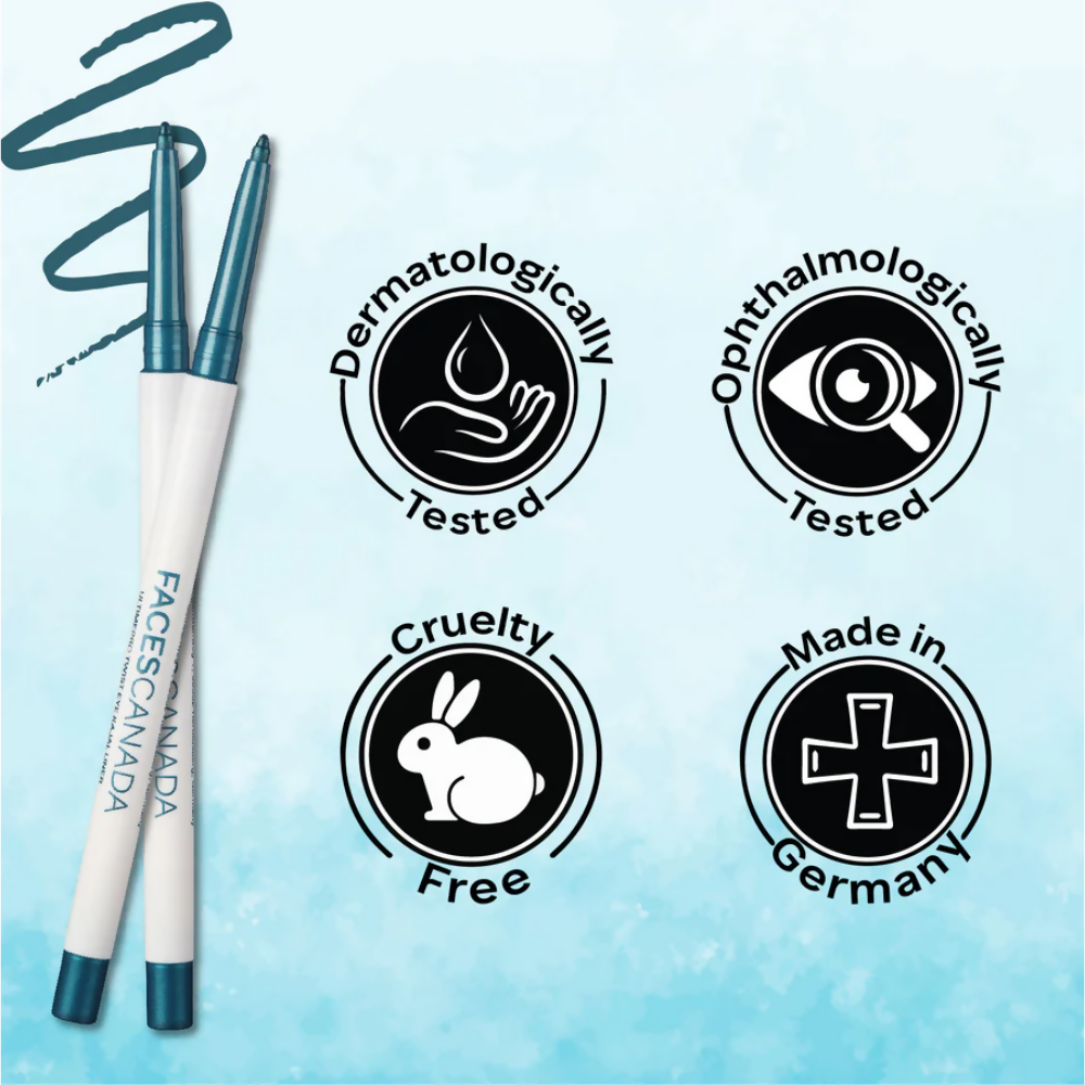 Faces Canada Ultime Pro Twist Eye Kajal Liner - Blue 03 | Grocsy