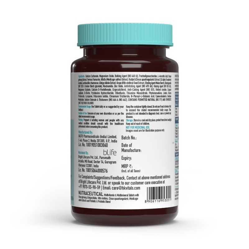 HK Vitals Multivitamin with Probiotics Tablets | Grocsy