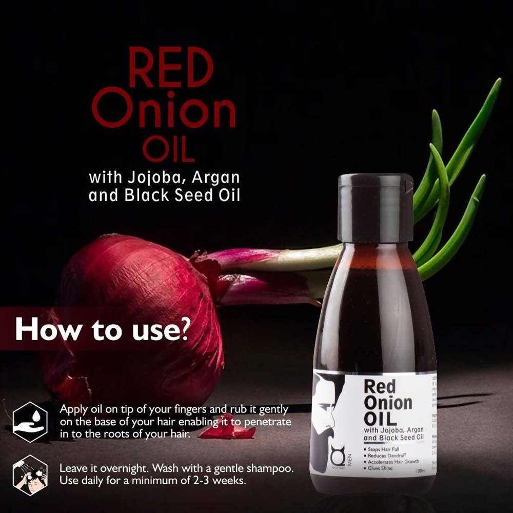 Qraa Men Red Onion Oil | Grocsy