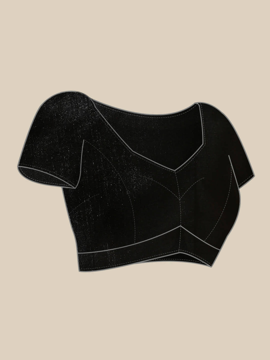 Black Woven Design Net Saree with Blouse Piece - Kalamkari | Grocsy