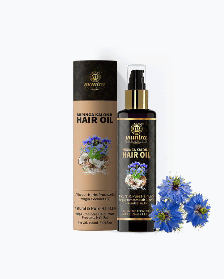 Mantra Organics Bringa Kalonji Hair Oil | Grocsy