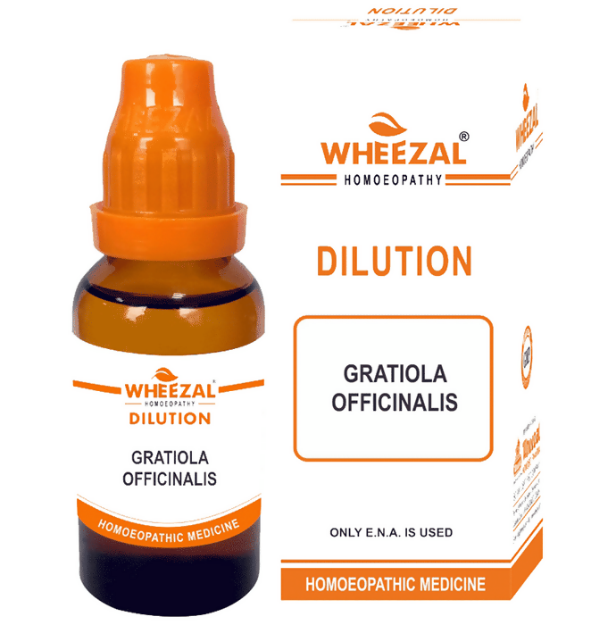 Wheezal Homeopathy Gratiola Officinalis Dilution | Grocsy
