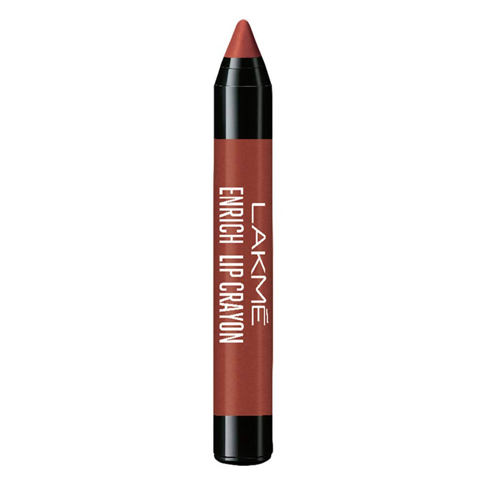 Lakme Enrich Lip Crayon - Cinnamon Brown | Grocsy
