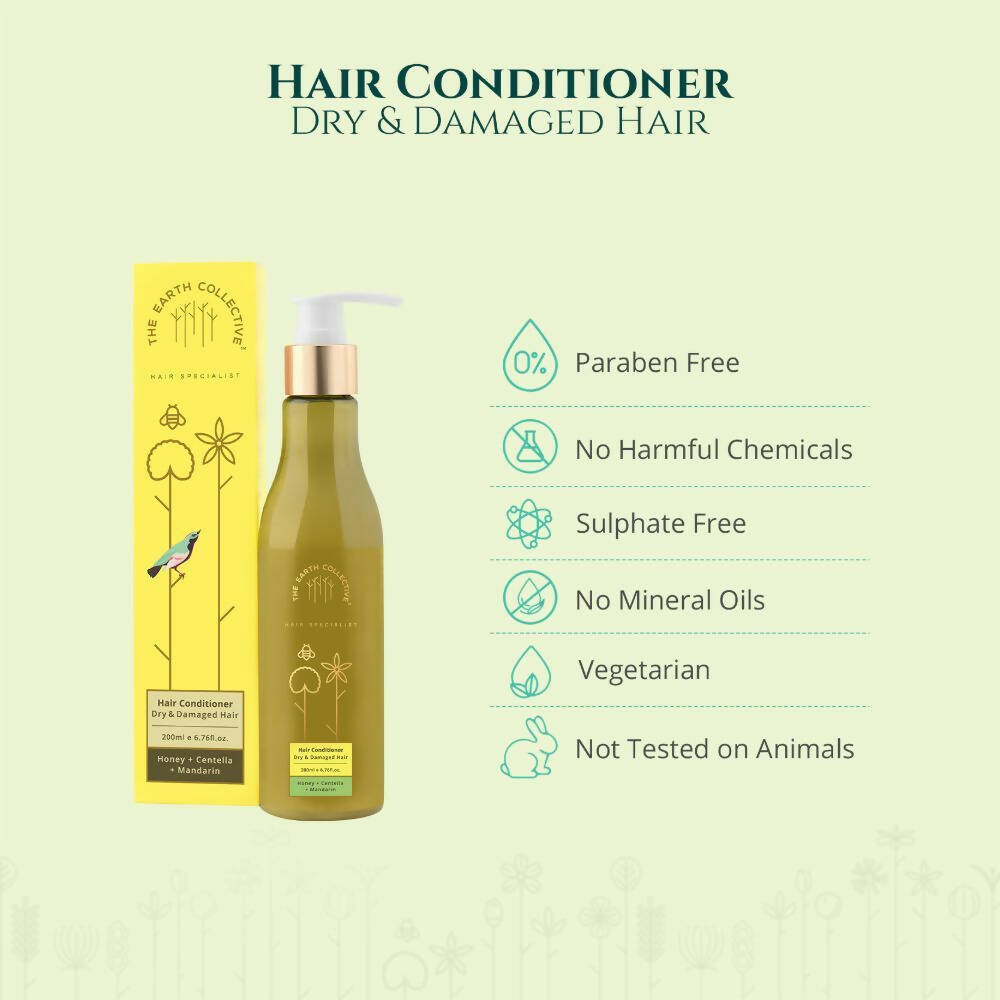The Earth Collective Hair Conditioner - Dry and Damaged Hair | Grocsy