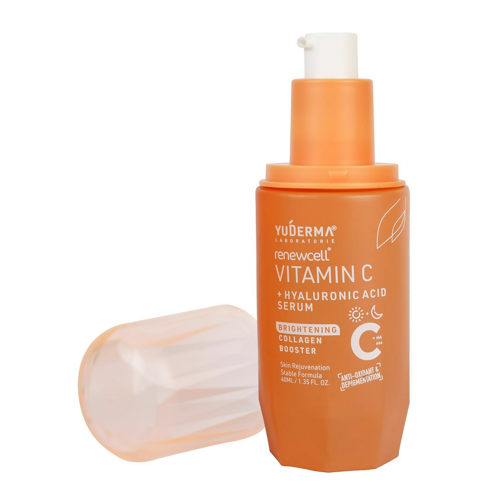 Yuderma Renewcell Vitamin C + Hyaluronic Acid Serum | Grocsy