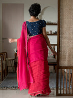 Suta Multi Color Woven Design Pure Cotton Saree | Grocsy