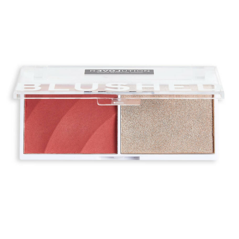 Revolution Relove Colour Play Blushed Duo - Cute | Grocsy