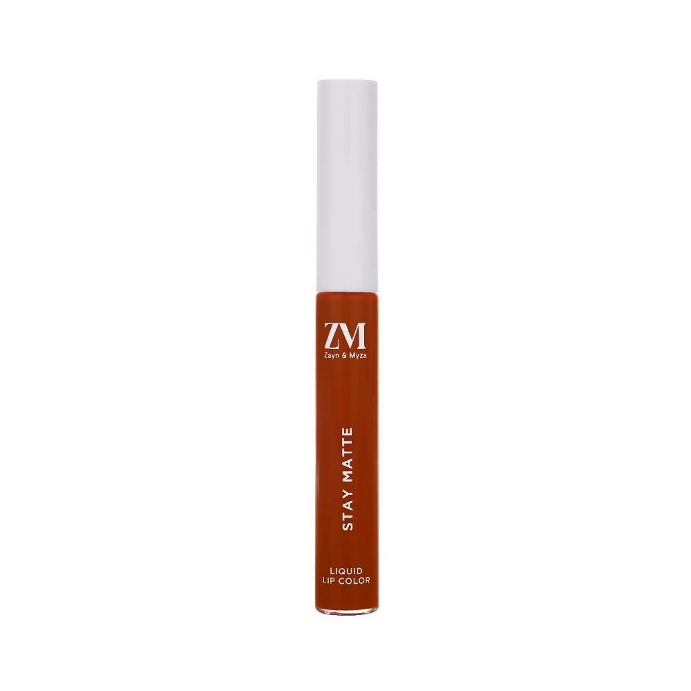 Zayn & Myza Stay Matte Liquid Lip Color -07 Mochachino | Grocsy