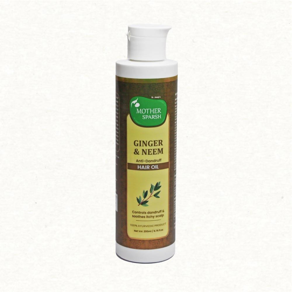 Mother Sparsh Ginger & Neem Anti-Dandruff Hair Oil | Grocsy