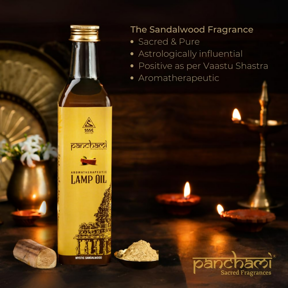 Panchami Sacred Fragrances - Sandalwood Lamp Oil | Grocsy