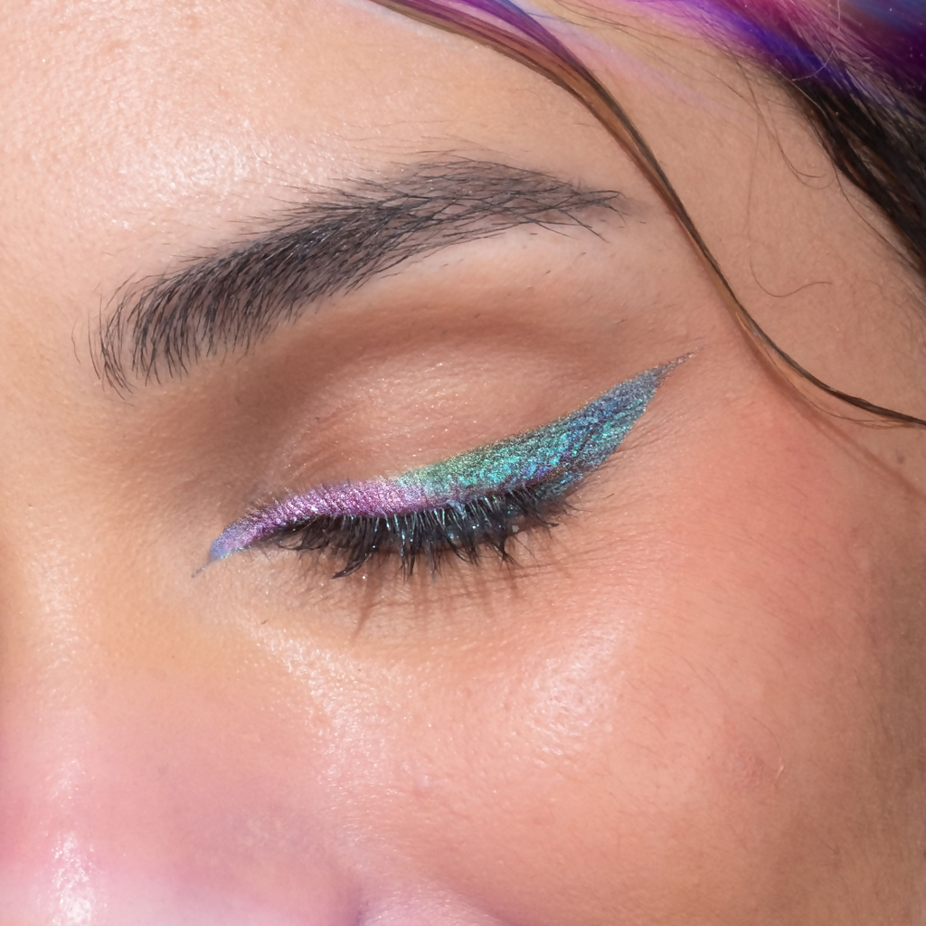 mCaffeine Shades Cosmic Craze Holographic Eyeliner - Prism Shift | Grocsy