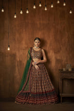 Wedding Designer Multi Georgette Lehenga Choli - Anbazaar | Grocsy
