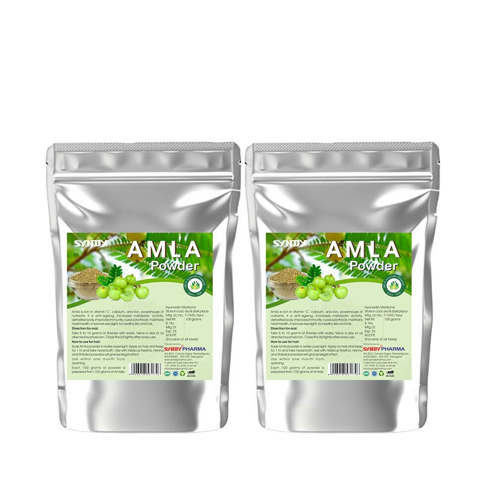 Syndy Pharma Amla Powder (Indian Gooseberry) | Grocsy