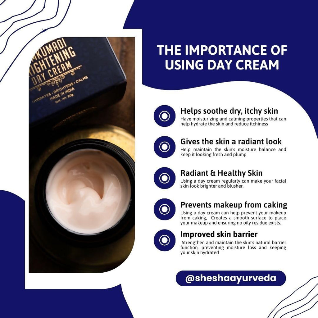 Shesha Ayurveda Kumkumadi Brightening Day Cream | Grocsy