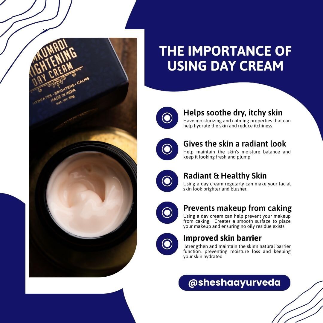 Shesha Ayurveda Kumkumadi Brightening Day Cream | Grocsy