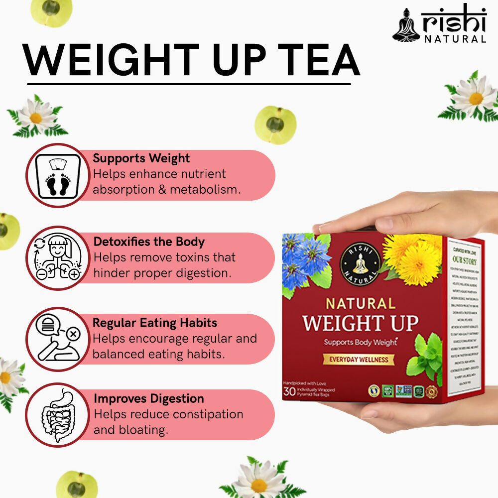 Rishi Natural Weight Up Tea | Grocsy