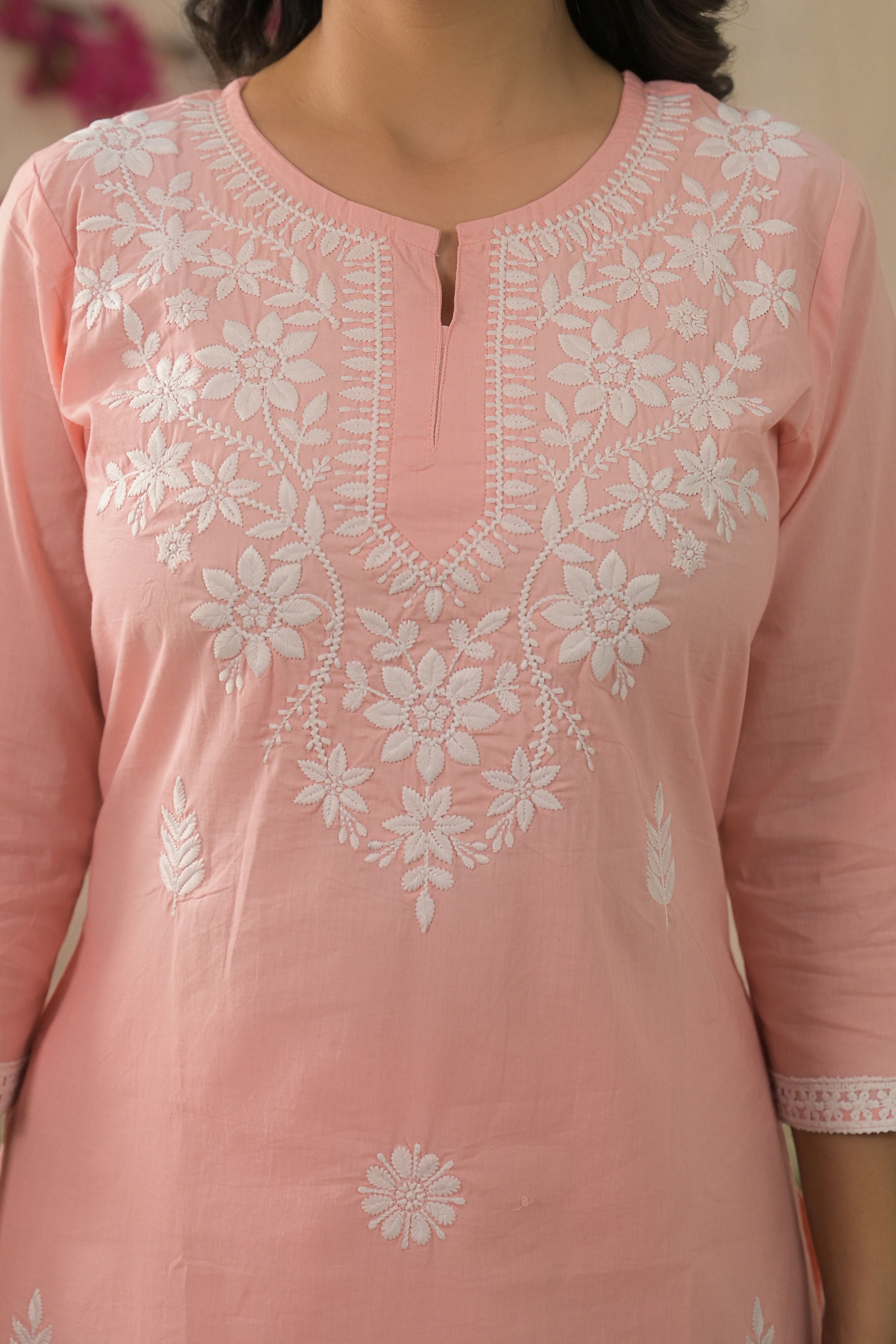 Ethnic Festive Wear Cotton Violate Stitched Suit With Dupatta - Tanisha | Grocsy
