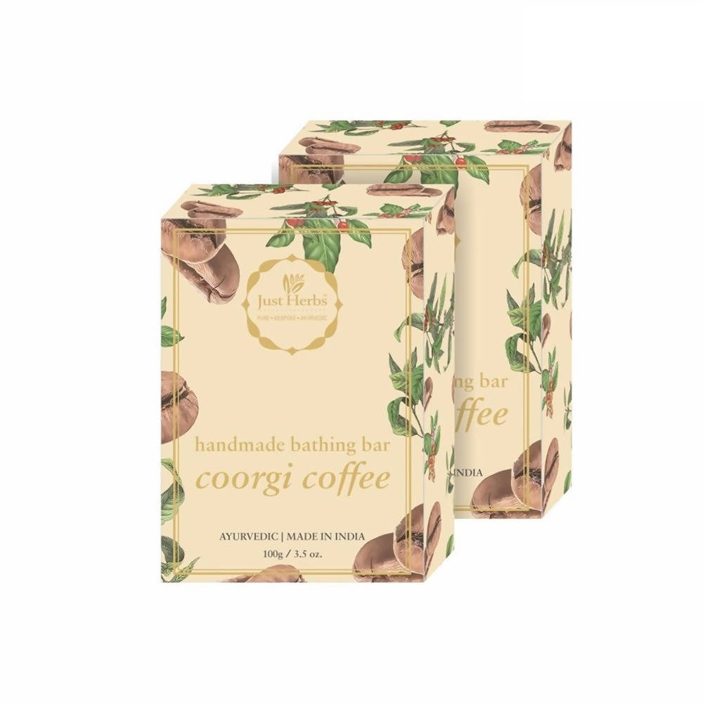 Just Herbs Handmade Bathing Bar Coorgi Coffee | Grocsy