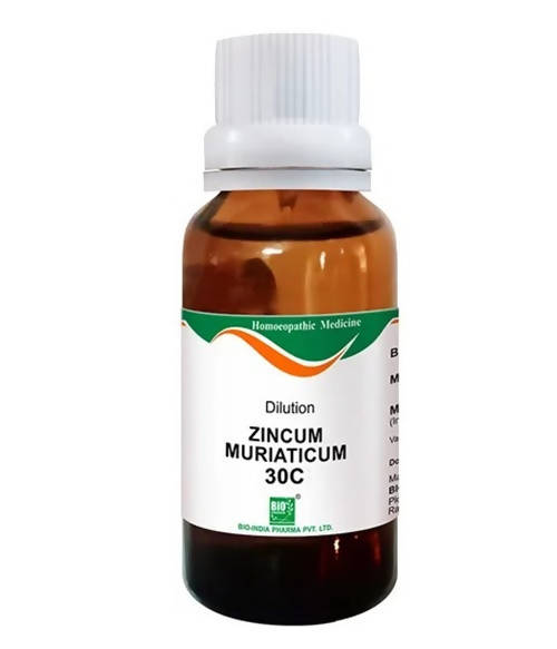 Bio India Homeopathy Zincum Muriaticum Dilution | Grocsy