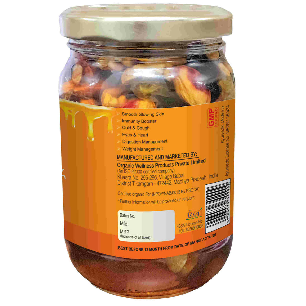 Organic Wellness Dry Fruits with Honey | Grocsy