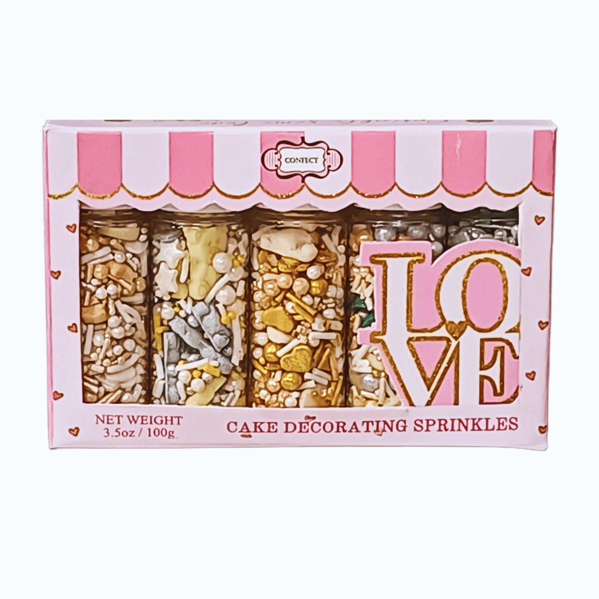 Confect Baby Shower Sprinkles | Birthday Sprinkles Pack of 5 (BABY SHOWER -06	) | Grocsy