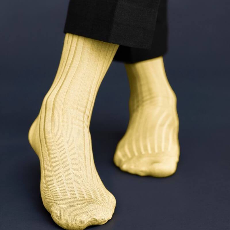Socksoho Luxury Men Socks Cool Lemon Edition | Grocsy