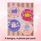 Confect Happy Birthday | Edible Celebration Topper | Grocsy