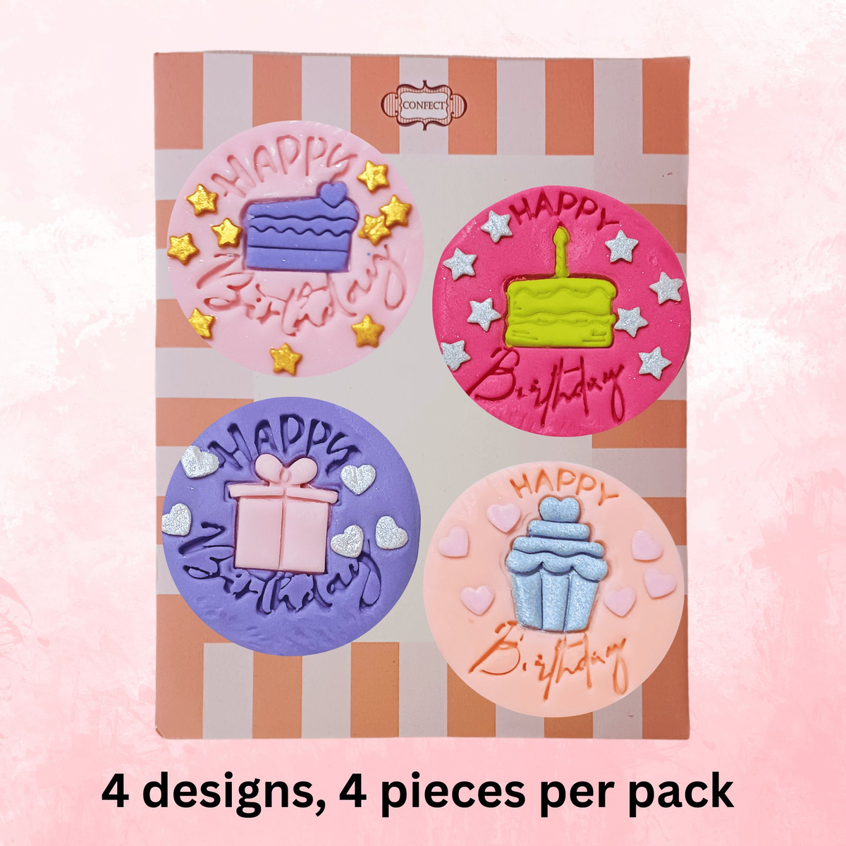 Confect Happy Birthday | Edible Celebration Topper | Grocsy