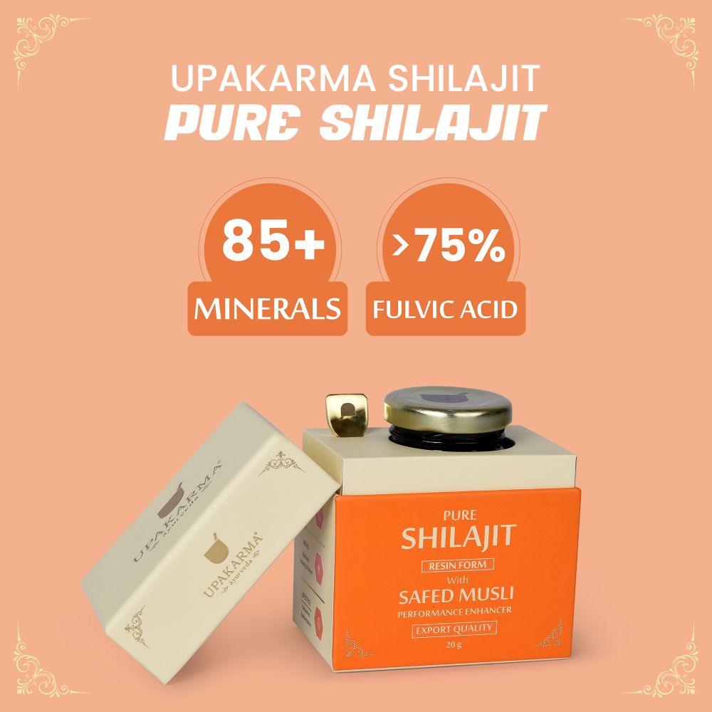 Upakarma Ayurveda Original & Pure SJ Resin Form With Safed Musli | Grocsy
