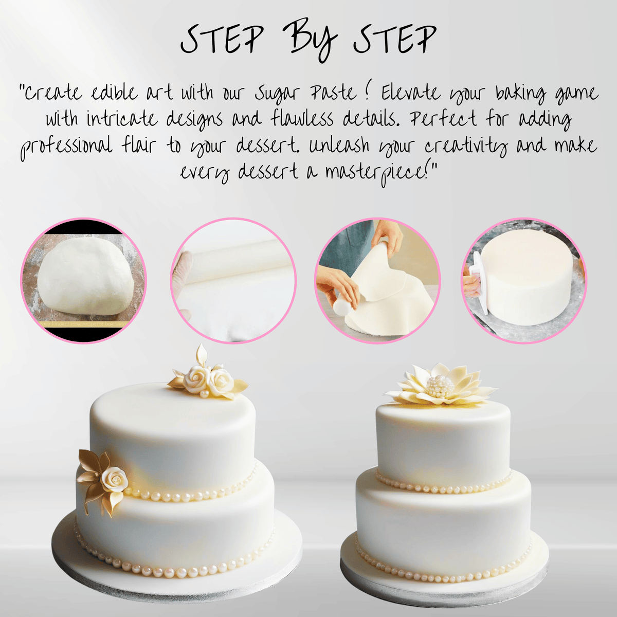 Confect Luminescent Pearl | Edible Sugar Paste | Grocsy