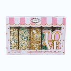 Confect Baby Shower Sprinkles | Edible Sprinkles For Cake & Cupcake Decoration Pack of 5 (BABY SHOWER -03) | Grocsy