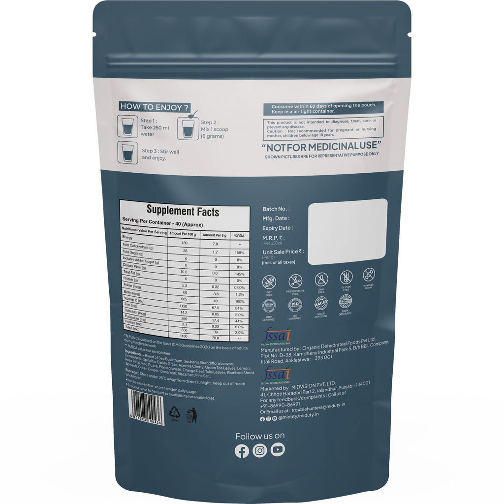 Miduty by Palak Notes Organic Plant Based Collagen | Grocsy
