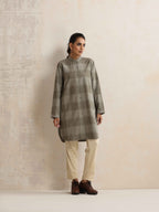 trueBrowns Green Check Winter Shirt Top | Grocsy