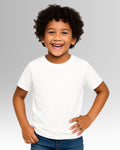 Chilins Kids Round Neck T-Shirt Half Sleeves 100% Cotton Plain Solid Color Tshirt | Grocsy